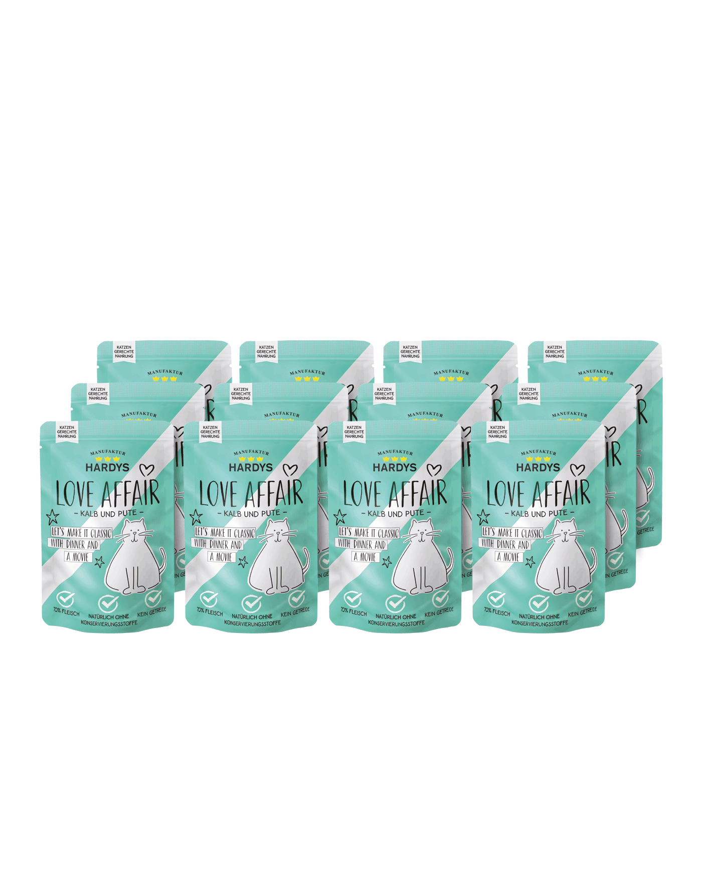 Love Affair Kalb & Pute, 12 x 100 g