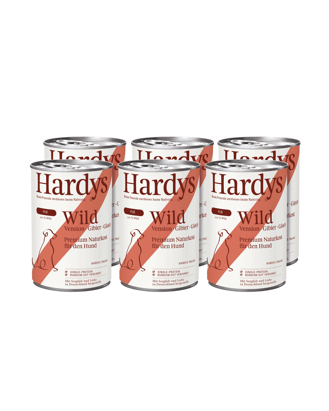 Hardys Pur Wild, 6 x 400 g