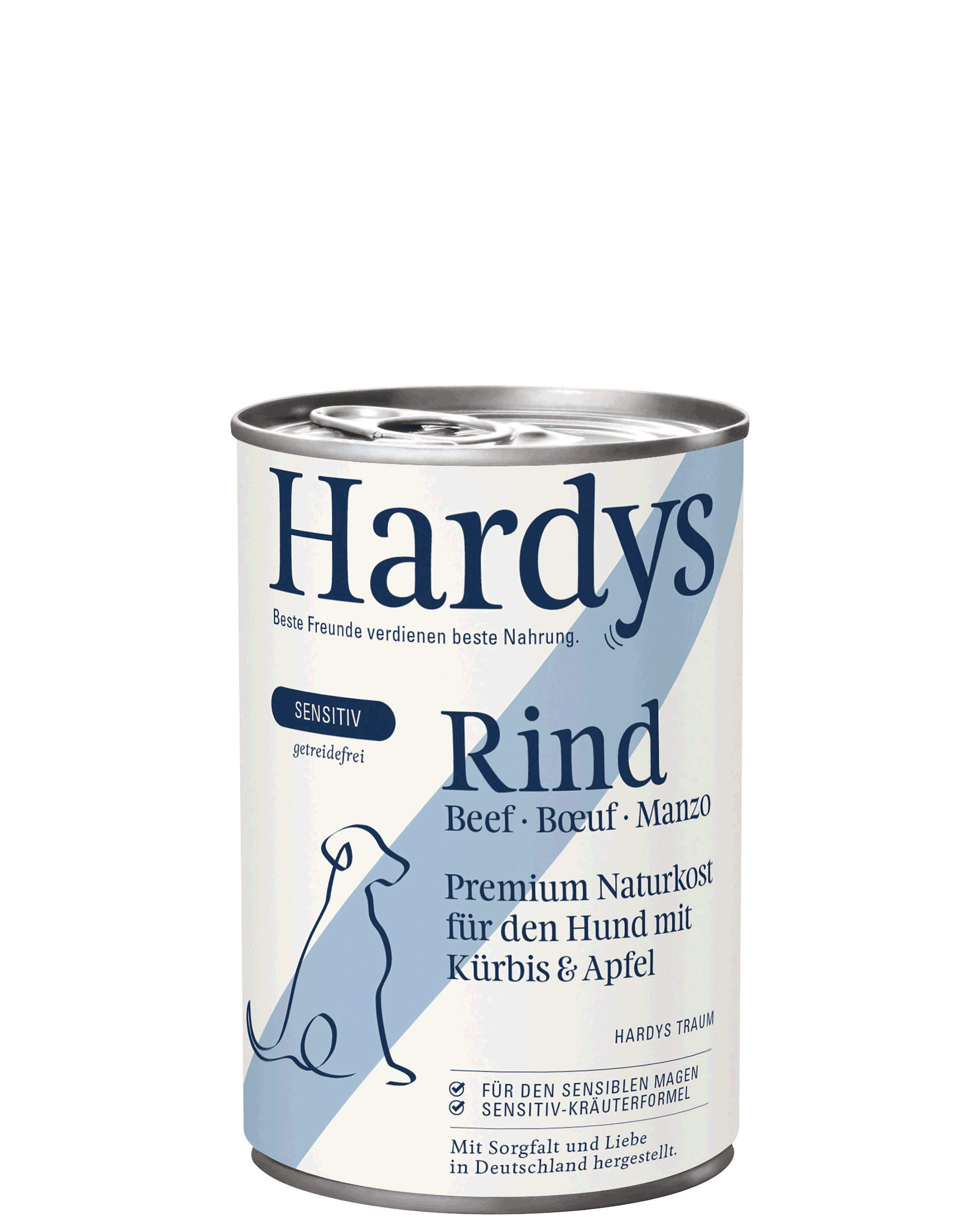 Hardys Sensitiv Rind mit Kürbis & Apfel, 400 g