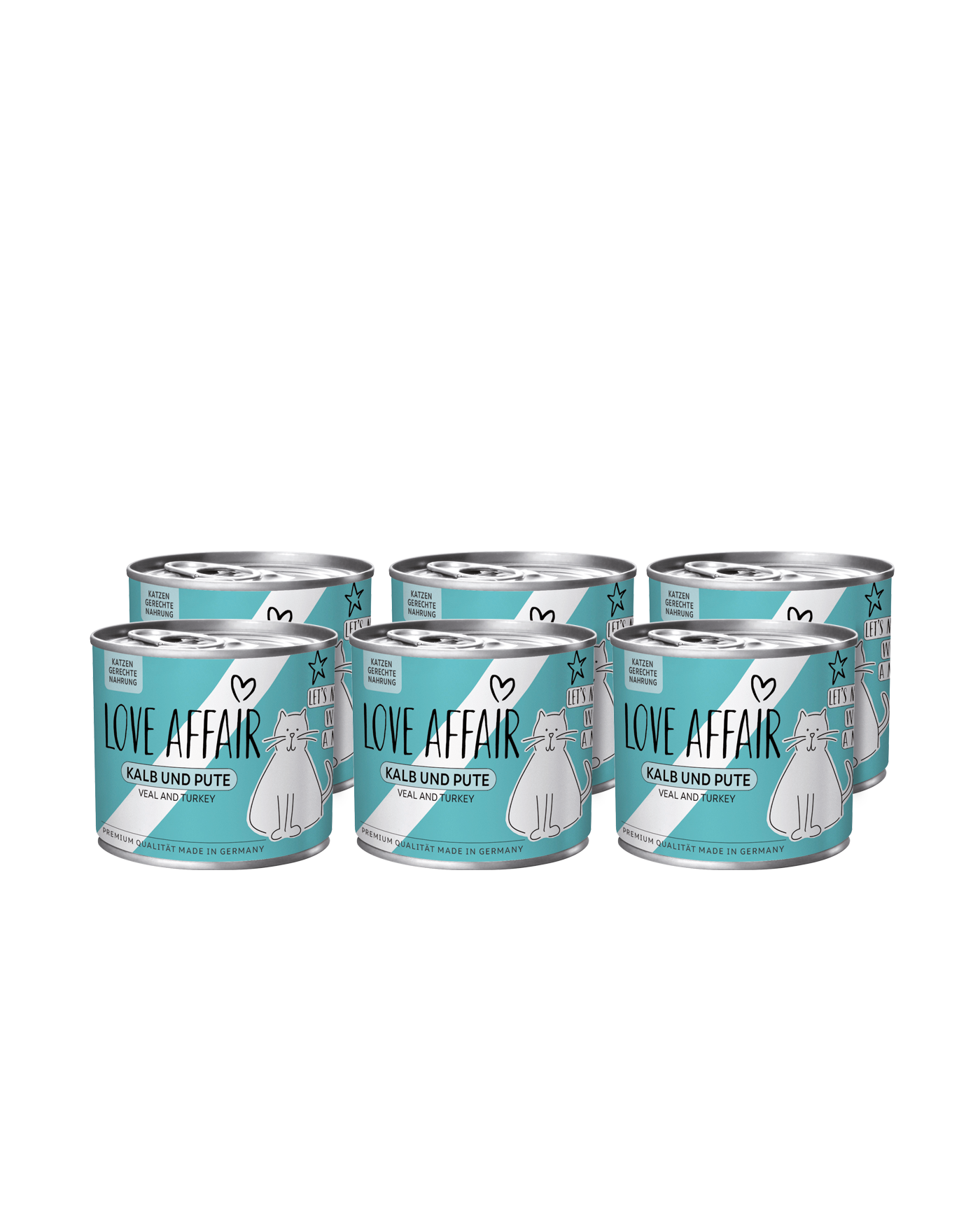 Love Affair Kalb & Pute, 6 x 200 g