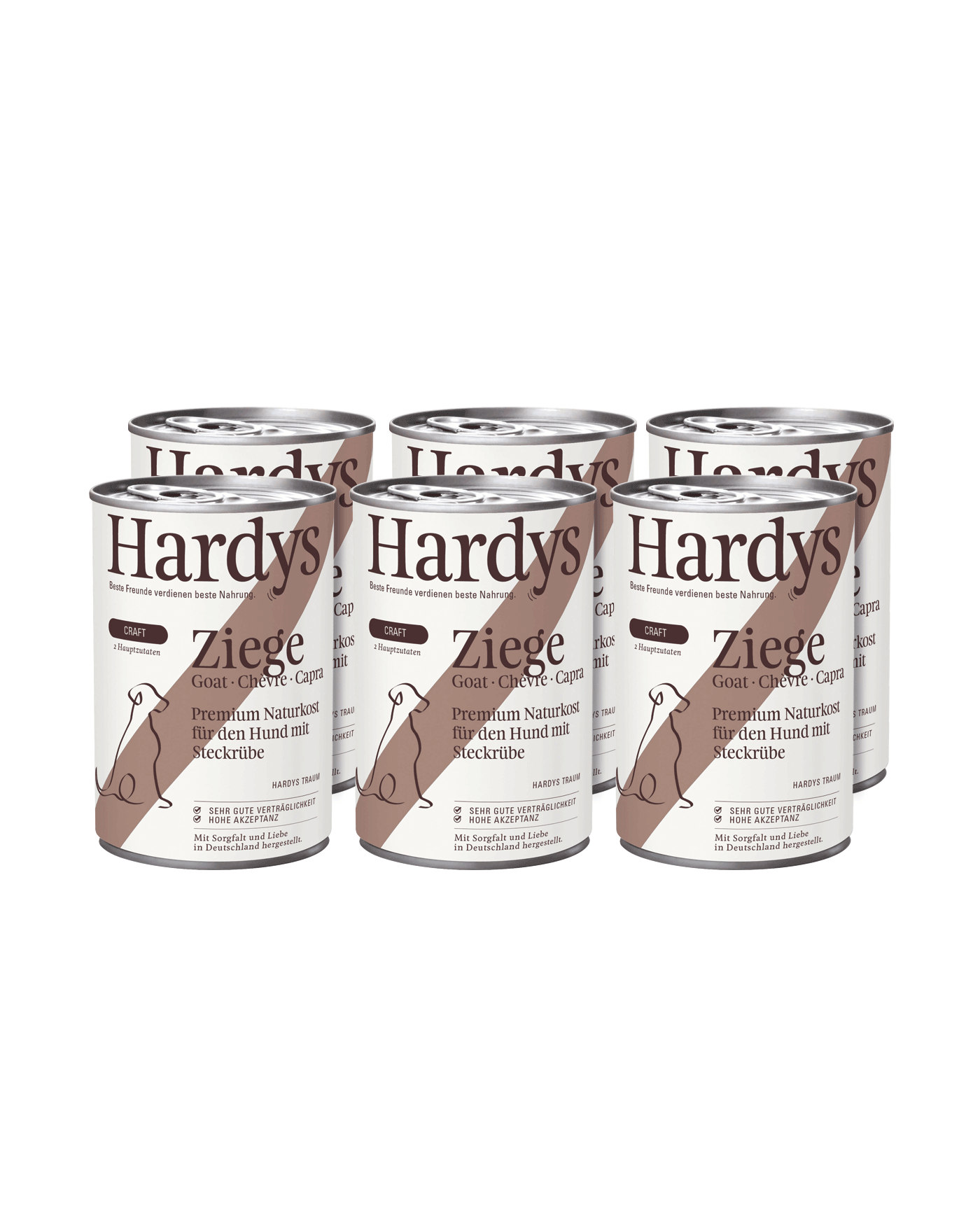 Hardys Craft Ziege mit Steckrübe, 6 x 400 g