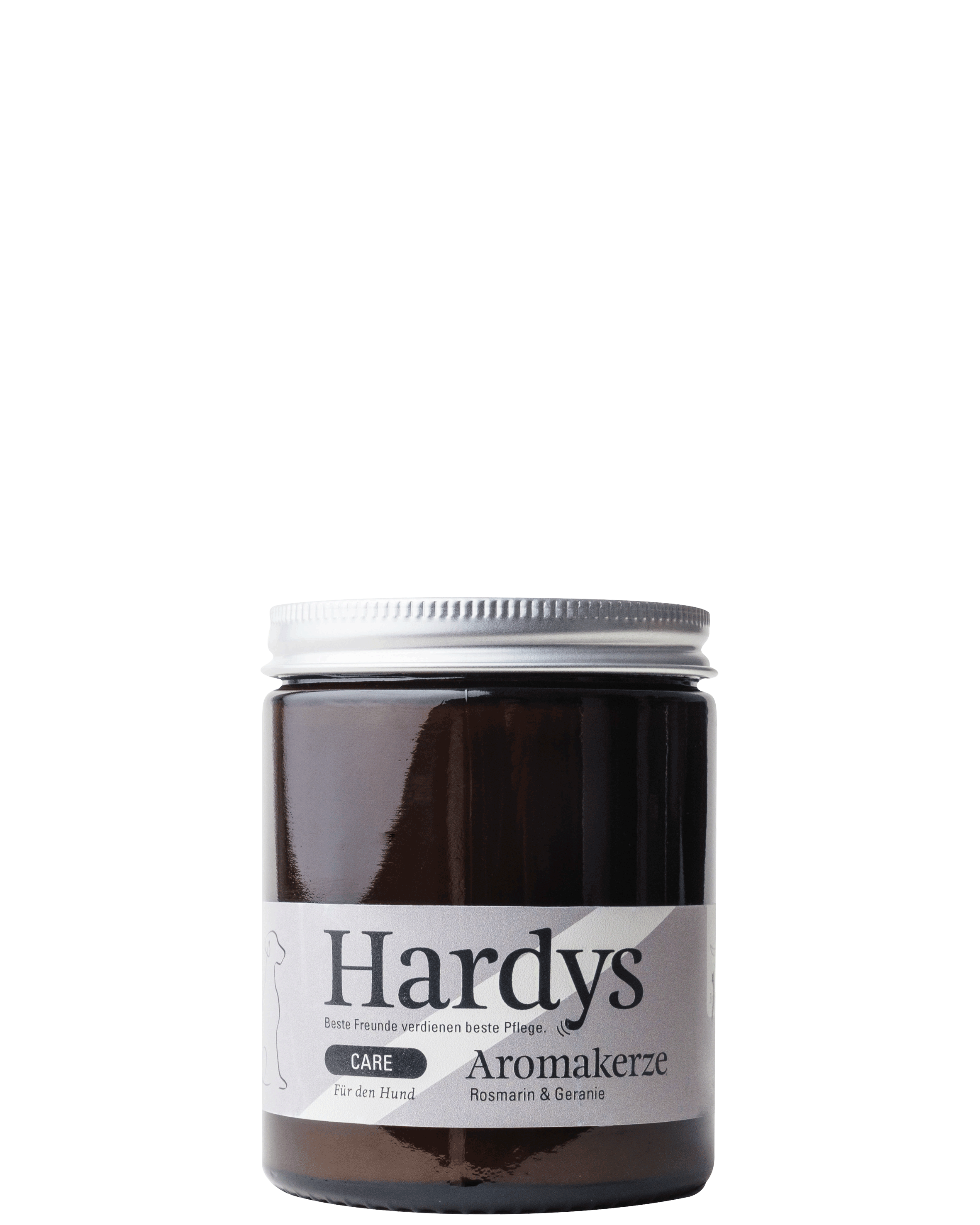 Hardys Care Aromakerze Rosengeranie & Rosmarin, 180 ml