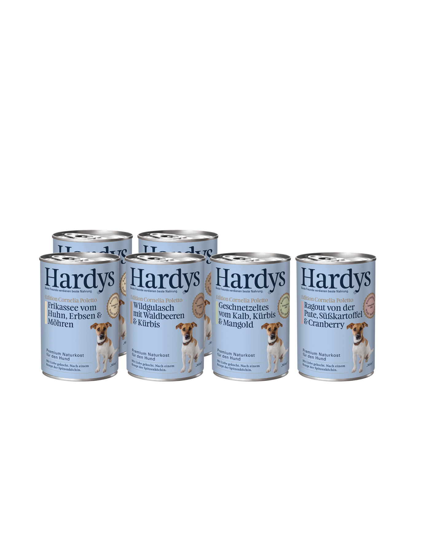 Ed. Cornelia Poletto Mix-Tray 2 x Huhn, 2 x Wild, 1 x Kalb, 1 x Pute