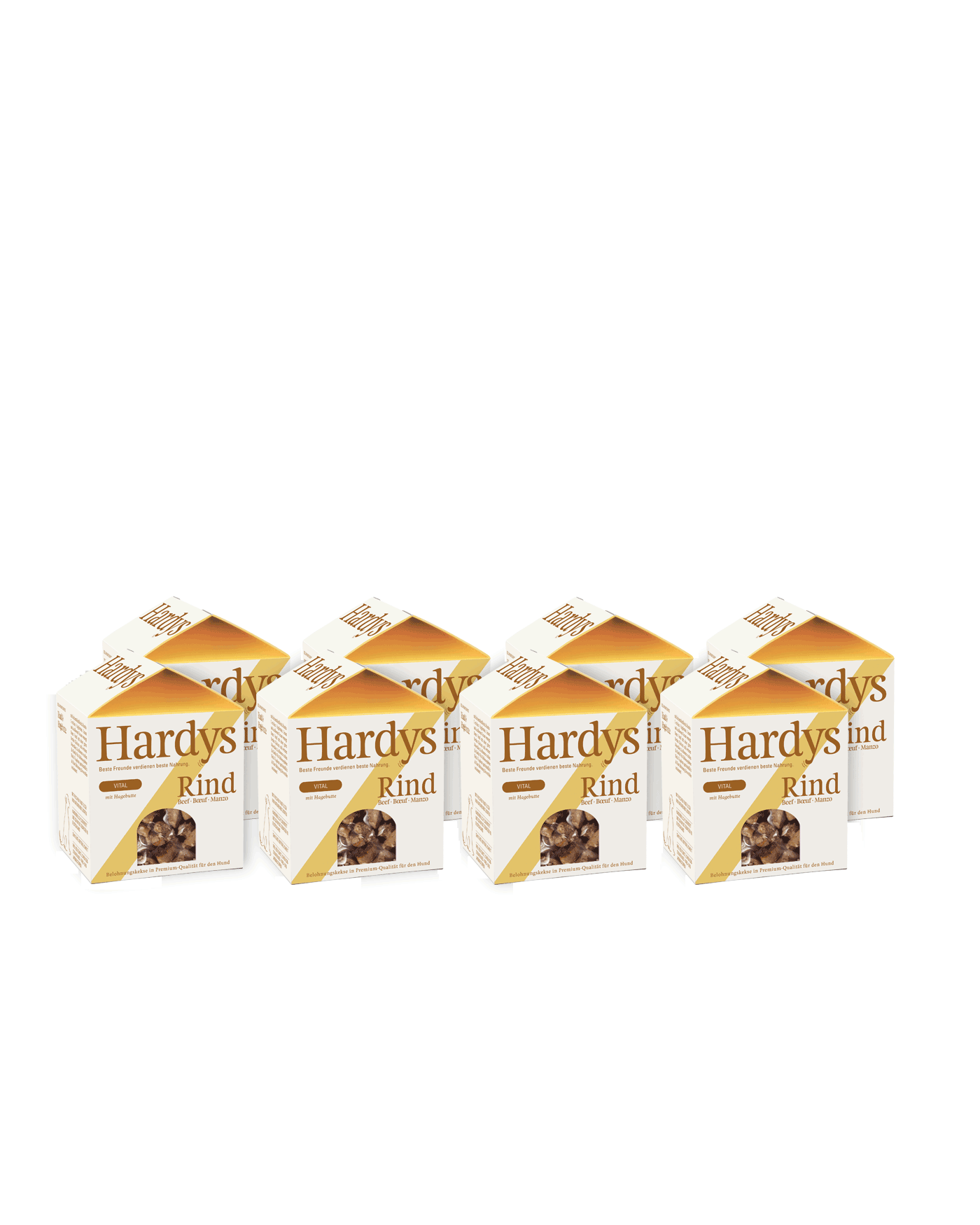 Hardys Vital Belohnungskekse Rind & Hagebutte, 8 x 125 g