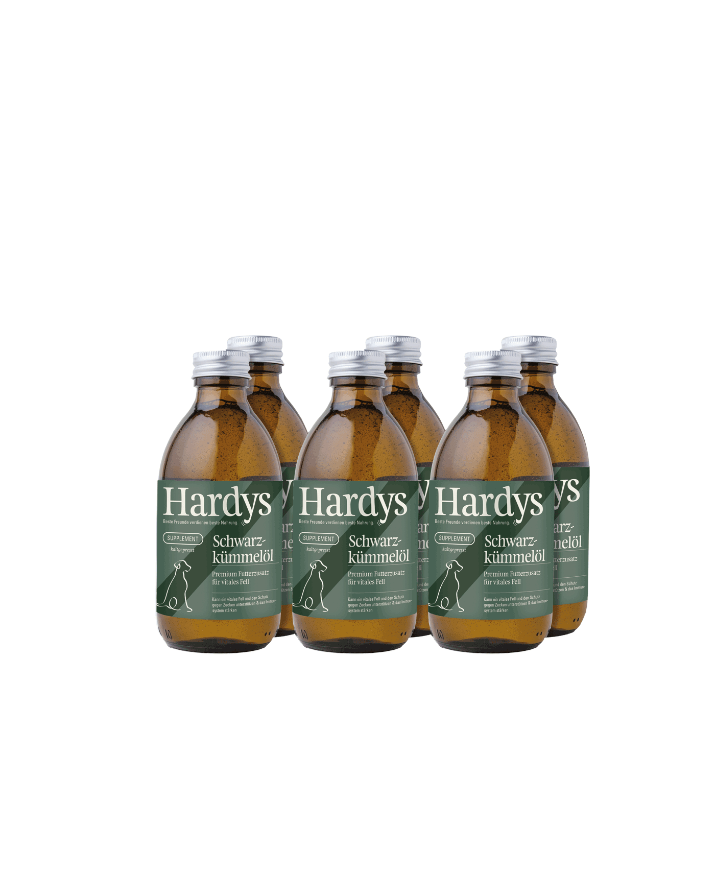Hardys Supplement Schwarzkümmelöl, 6 x 250 ml