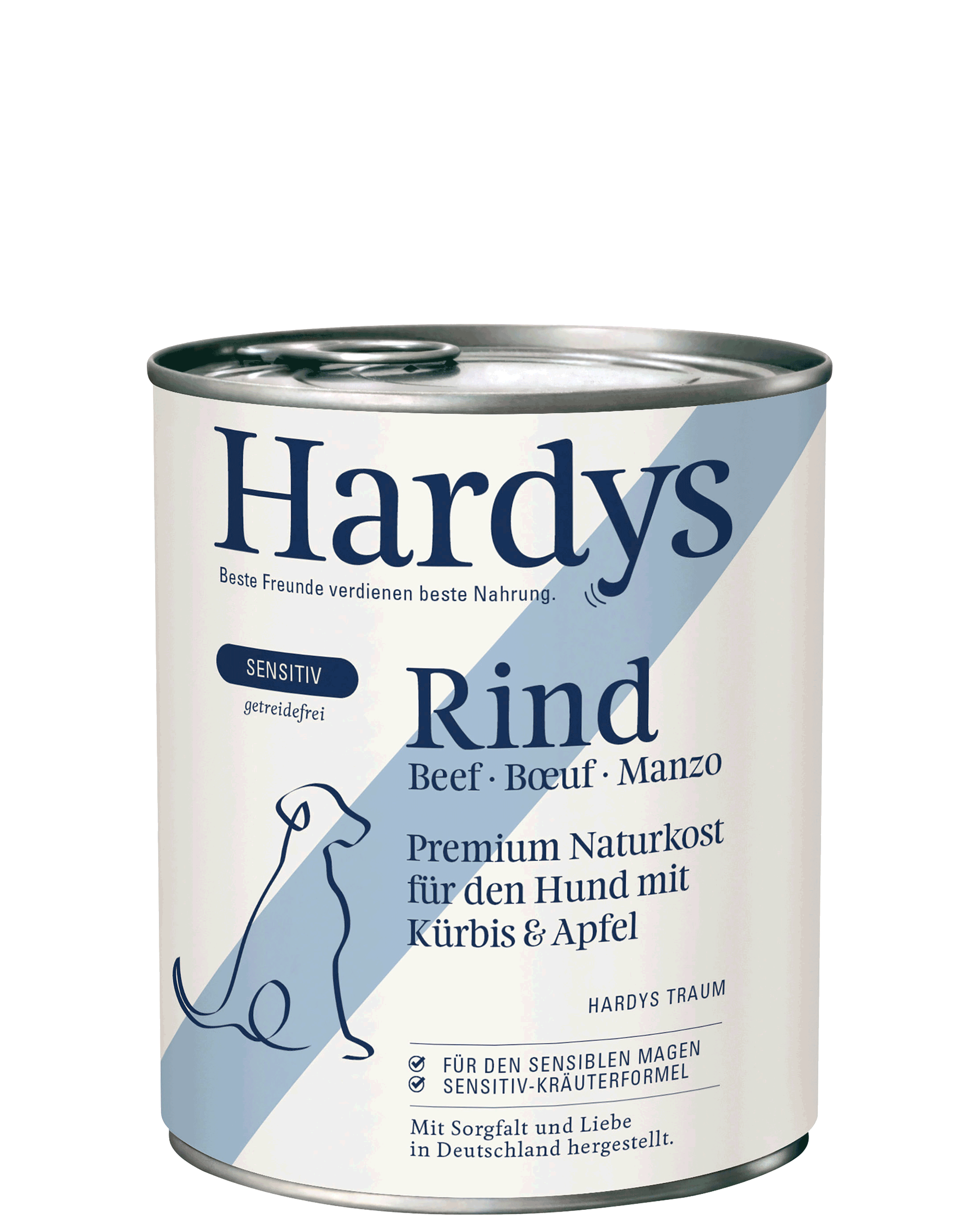 Hardys Sensitiv Rind mit Kürbis & Apfel, 800 g