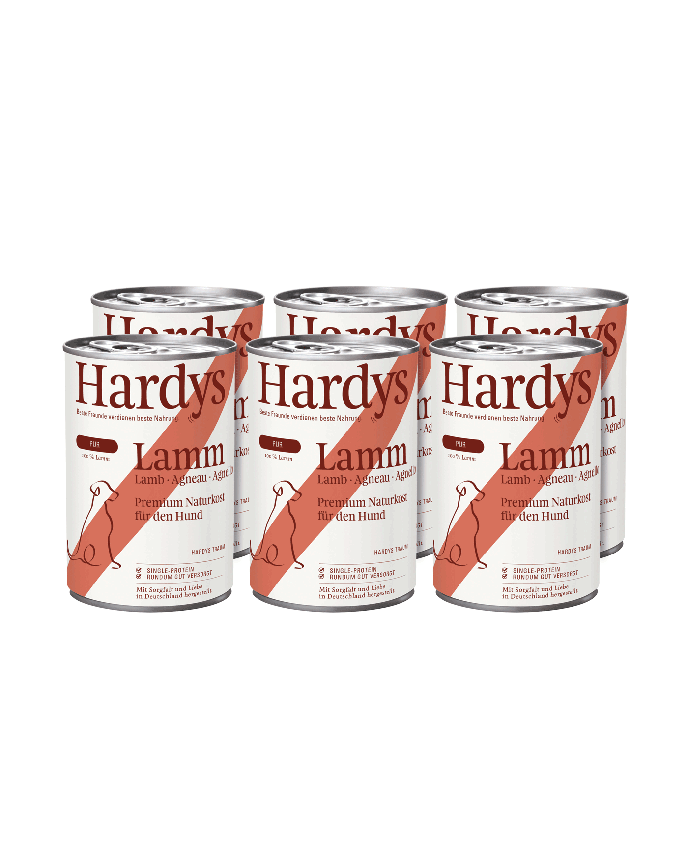 Hardys Pur Lamm, 6 x 400 g